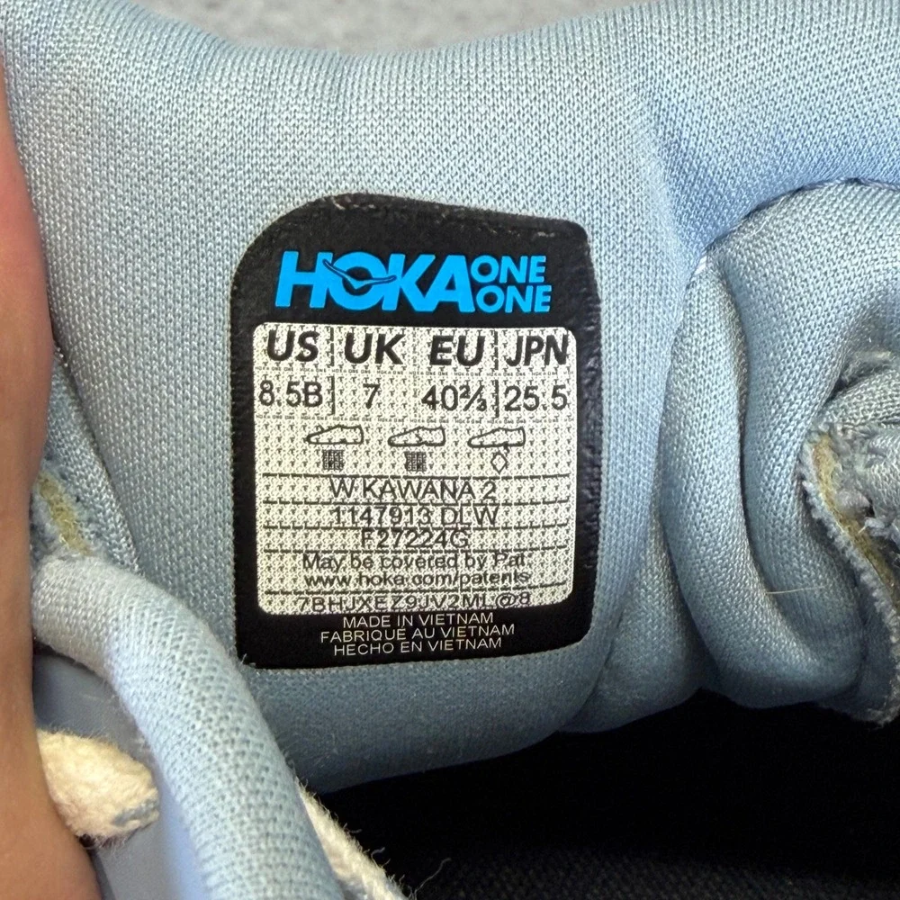 Hoka Kawana 2 Womens Shoes Size 8.5 Light Blue Running Sneakers 1147913 DLW